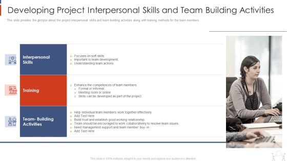 Project Management Modelling Techniques IT Developing Project Interpersonal Skills And Team Building Activities Infographics PDF Project Management Modelling Techniques IT Developing Project Interpersonal Skills And Team Building Activities Infographics PDF
