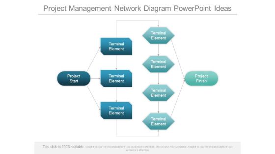 Project Management Network Diagram Powerpoint Ideas