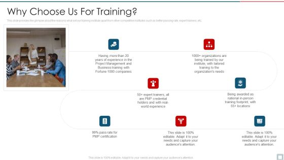Project Management Professional Certification Program Why Choose Us For Training Elements PDF Project Management Professional Certification Program Why Choose Us For Training Elements PDF