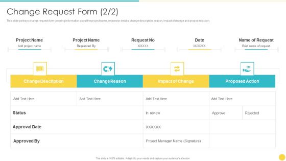 Project Management Professional Toolset IT Change Request Form Status Portrait PDF Project Management Professional Toolset IT Change Request Form Status Portrait PDF