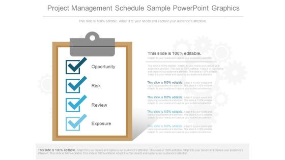 Project Management Schedule Sample Powerpoint Graphics Project Management Schedule Sample Powerpoint Graphics