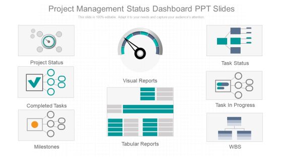 Project Management Status Dashboard Ppt Slides Project Management Status Dashboard Ppt Slides