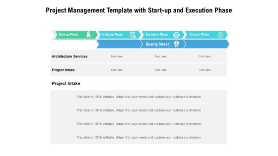 Project Management Template With Start Up And Execution Phase Ppt PowerPoint Presentation Gallery Show PDF Project Management Template With Start Up And Execution Phase Ppt PowerPoint Presentation Gallery Show PDF