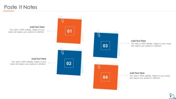 Project Management Through Agile Approach Poste It Notes Guidelines PDF