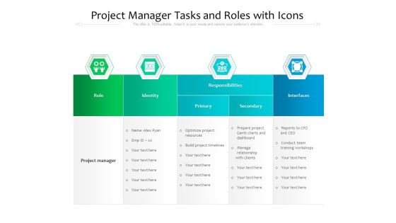 Project Manager Tasks And Roles With Icons Ppt PowerPoint Presentation Summary Slide Portrait Project Manager Tasks And Roles With Icons Ppt PowerPoint Presentation Summary Slide Portrait