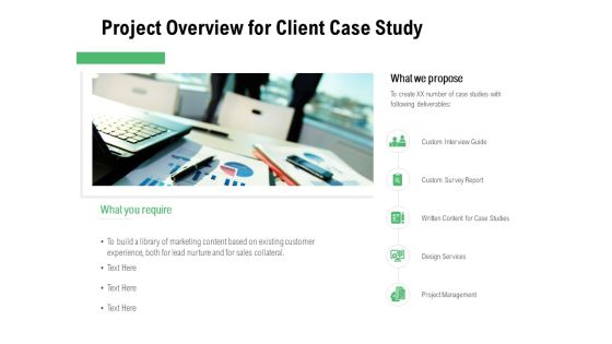 Project Overview For Client Case Study Ppt PowerPoint Presentation Gallery Examples Project Overview For Client Case Study Ppt PowerPoint Presentation Gallery Examples