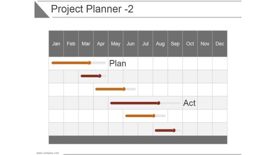 Project Planner Template 2 Ppt PowerPoint Presentation Sample