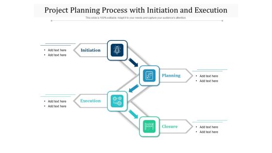 Project Planning Process With Initiation And Execution Ppt PowerPoint Presentation Icon Designs PDF Project Planning Process With Initiation And Execution Ppt PowerPoint Presentation Icon Designs PDF