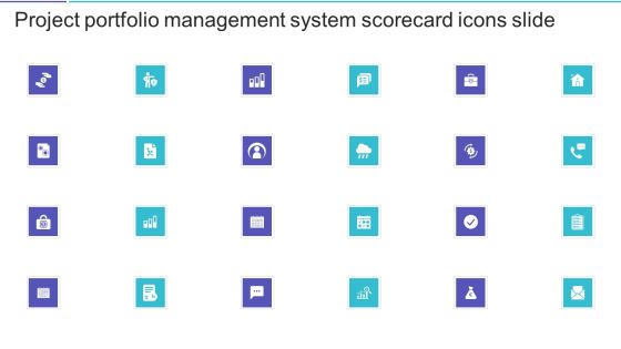 Project Portfolio Management System Scorecard Icons Slide Formats PDF Project Portfolio Management System Scorecard Icons Slide Formats PDF