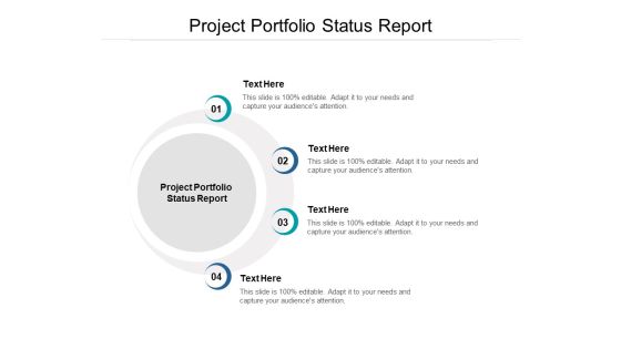 Project Portfolio Status Report Ppt PowerPoint Presentation Summary Guidelines Cpb Project Portfolio Status Report Ppt PowerPoint Presentation Summary Guidelines Cpb