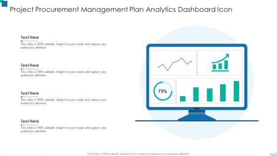 Project Procurement Management Plan Analytics Dashboard Icon Structure PDF Project Procurement Management Plan Analytics Dashboard Icon Structure PDF