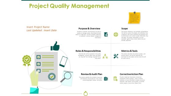 Project Quality Management Ppt PowerPoint Presentation Ideas Microsoft