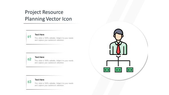 Project Resource Planning Vector Icon Ppt PowerPoint Presentation Summary Design Inspiration PDF