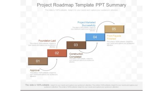 Project Roadmap Template Ppt Summary Project Roadmap Template Ppt Summary