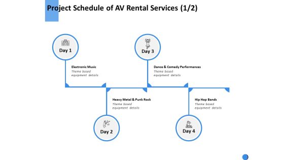 Project Schedule Of AV Rental Services Performances Ppt Powerpoint Presentation Icon Designs Project Schedule Of AV Rental Services Performances Ppt Powerpoint Presentation Icon Designs
