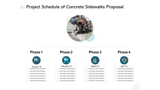 Project Schedule Of Concrete Sidewalks Proposal Timeline Ppt PowerPoint Presentation Show Background Project Schedule Of Concrete Sidewalks Proposal Timeline Ppt PowerPoint Presentation Show Background