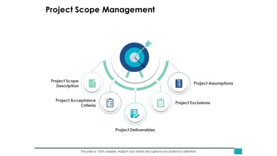 Project Scope Management Ppt PowerPoint Presentation Pictures Smartart
