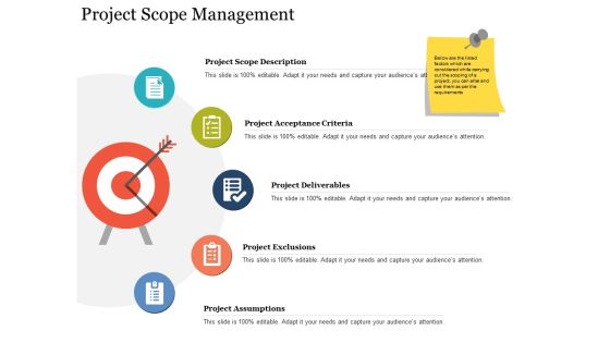 Project Scope Management Ppt PowerPoint Presentation Summary