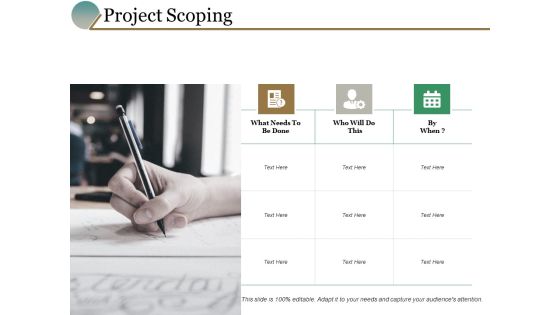 Project Scoping Ppt PowerPoint Presentation Outline Clipart Images