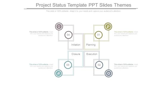 Project Status Template Ppt Slides Themes