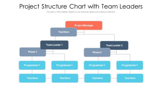Project Structure Chart With Team Leaders Ppt PowerPoint Presentation Gallery Visuals PDF Project Structure Chart With Team Leaders Ppt PowerPoint Presentation Gallery Visuals PDF