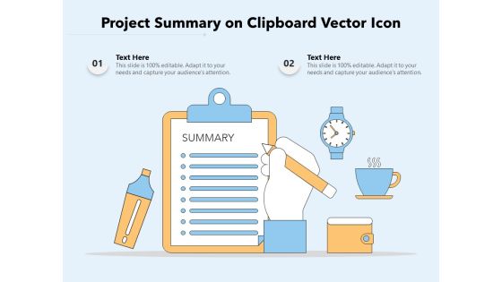 Project Summary On Clipboard Vector Icon Ppt PowerPoint Presentation Infographic Template Picture PDF Project Summary On Clipboard Vector Icon Ppt PowerPoint Presentation Infographic Template Picture PDF
