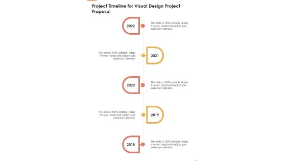 Project Timeline For Visual Design Project Proposal One Pager Sample Example Document Project Timeline For Visual Design Project Proposal One Pager Sample Example Document