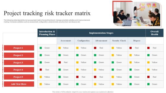 Project Tracking Risk Tracker Matrix Themes PDF Project Tracking Risk Tracker Matrix Themes PDF