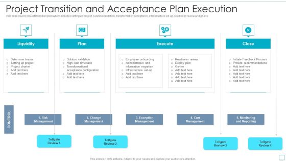 Project Transition And Acceptance Plan Execution Structure PDF Project Transition And Acceptance Plan Execution Structure PDF