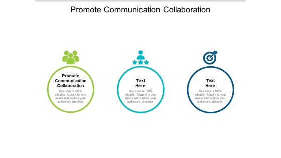 Promote Communication Collaboration Ppt PowerPoint Presentation Slides Rules Cpb