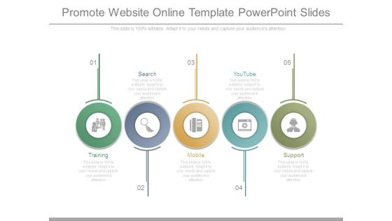 Promote Website Online Template Powerpoint Slides Promote Website Online Template Powerpoint Slides