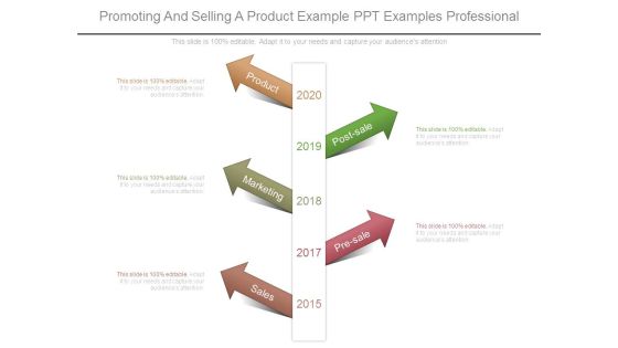 Promoting And Selling A Product Example Ppt Examples Professional