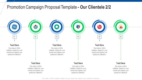 Promotion Campaign Proposal Template Our Clientele Needs Ppt Styles Graphics Design PDF Promotion Campaign Proposal Template Our Clientele Needs Ppt Styles Graphics Design PDF
