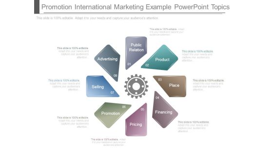 Promotion International Marketing Example Powerpoint Topics Promotion International Marketing Example Powerpoint Topics