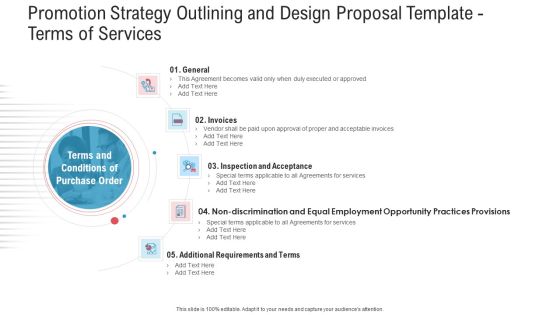Promotion Strategy Outlining And Design Proposal Template Terms Of Services Ideas PDF Promotion Strategy Outlining And Design Proposal Template Terms Of Services Ideas PDF