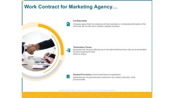 Promotional Services Work Contract For Marketing Agency Confidentiality Ppt Styles Graphics Download PDF Promotional Services Work Contract For Marketing Agency Confidentiality Ppt Styles Graphics Download PDF