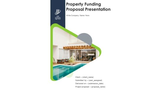 Property Funding Proposal Presentation Example Document Report Doc Pdf Ppt Property Funding Proposal Presentation Example Document Report Doc Pdf Ppt