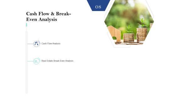 Property Investment Strategies Cash Flow And Break Even Analysis Ppt PowerPoint Presentation Model Influencers PDF