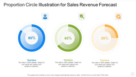 Proportion Circle Illustration For Sales Revenue Forecast Elements PDF Proportion Circle Illustration For Sales Revenue Forecast Elements PDF