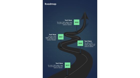 Proposal For Enterprise Security System Roadmap One Pager Sample Example Document Proposal For Enterprise Security System Roadmap One Pager Sample Example Document