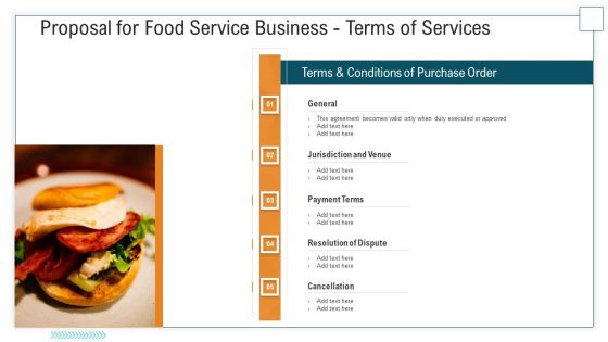 Proposal For Food Service Business Terms Of Services Ppt Icon Diagrams PDF Proposal For Food Service Business Terms Of Services Ppt Icon Diagrams PDF