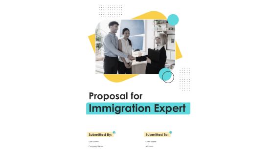 Proposal For Immigration Expert Example Document Report Doc Pdf Ppt Proposal For Immigration Expert Example Document Report Doc Pdf Ppt