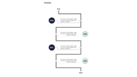 Proposal For Pre Sales Advisory Services Timeline One Pager Sample Example Document Proposal For Pre Sales Advisory Services Timeline One Pager Sample Example Document