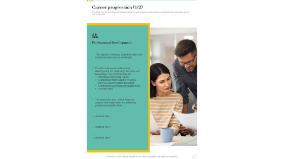 Proposal For Preparing JD Career Progression One Pager Sample Example Document Proposal For Preparing JD Career Progression One Pager Sample Example Document