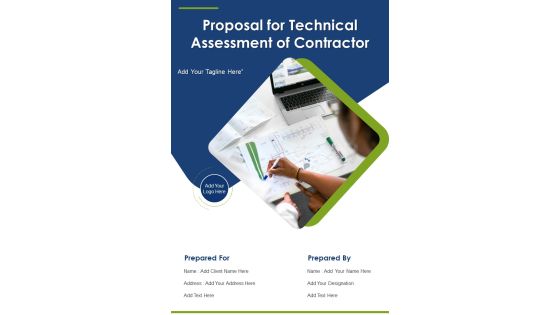 Proposal For Technical Assessment Of Contractor Example Document Report Doc Pdf Ppt Proposal For Technical Assessment Of Contractor Example Document Report Doc Pdf Ppt