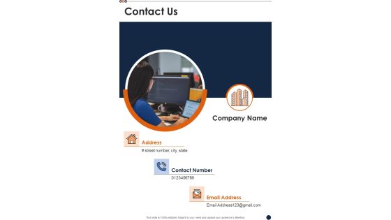 Proposal For Workforce Benefits Contact Us One Pager Sample Example Document Proposal For Workforce Benefits Contact Us One Pager Sample Example Document
