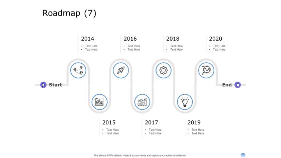 Proposal To Brand Company Professional Services Roadmap 2014 To 2020 Mockup PDF