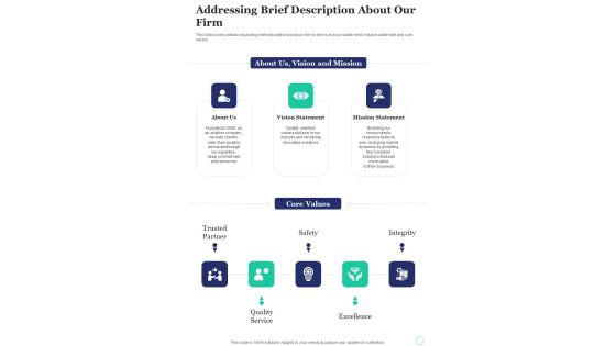 Proposal To Sell Commercial Flights Addressing Brief Description About One Pager Sample Example Document Proposal To Sell Commercial Flights Addressing Brief Description About One Pager Sample Example Document