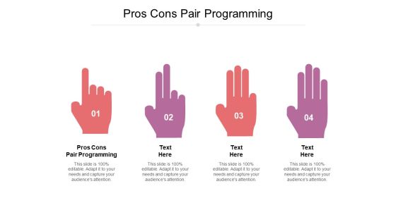 Pros Cons Pair Programming Ppt PowerPoint Presentation Outline Slide Portrait Cpb Pros Cons Pair Programming Ppt PowerPoint Presentation Outline Slide Portrait Cpb