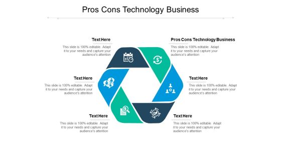 Pros Cons Technology Business Ppt PowerPoint Presentation Summary Microsoft Cpb Pdf